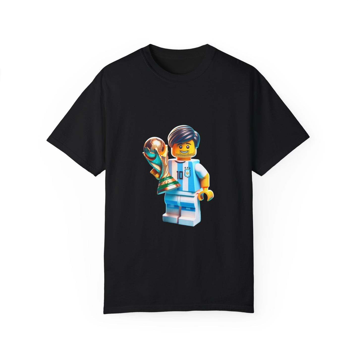 Print T-Shirt – Leo Messi Lego Style 'Qué Miras, Bobo?'