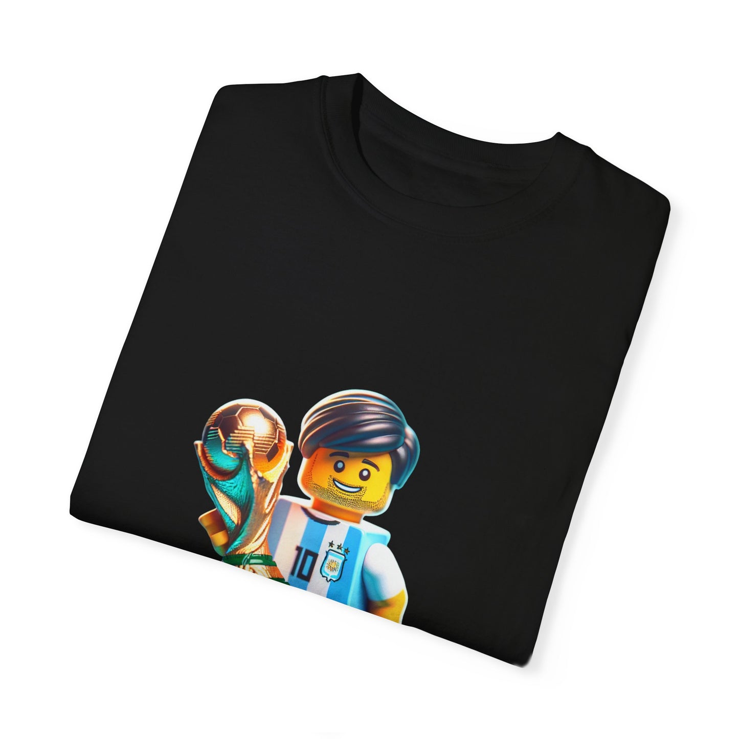 Print T-Shirt – Leo Messi Lego Style 'Qué Miras, Bobo?'