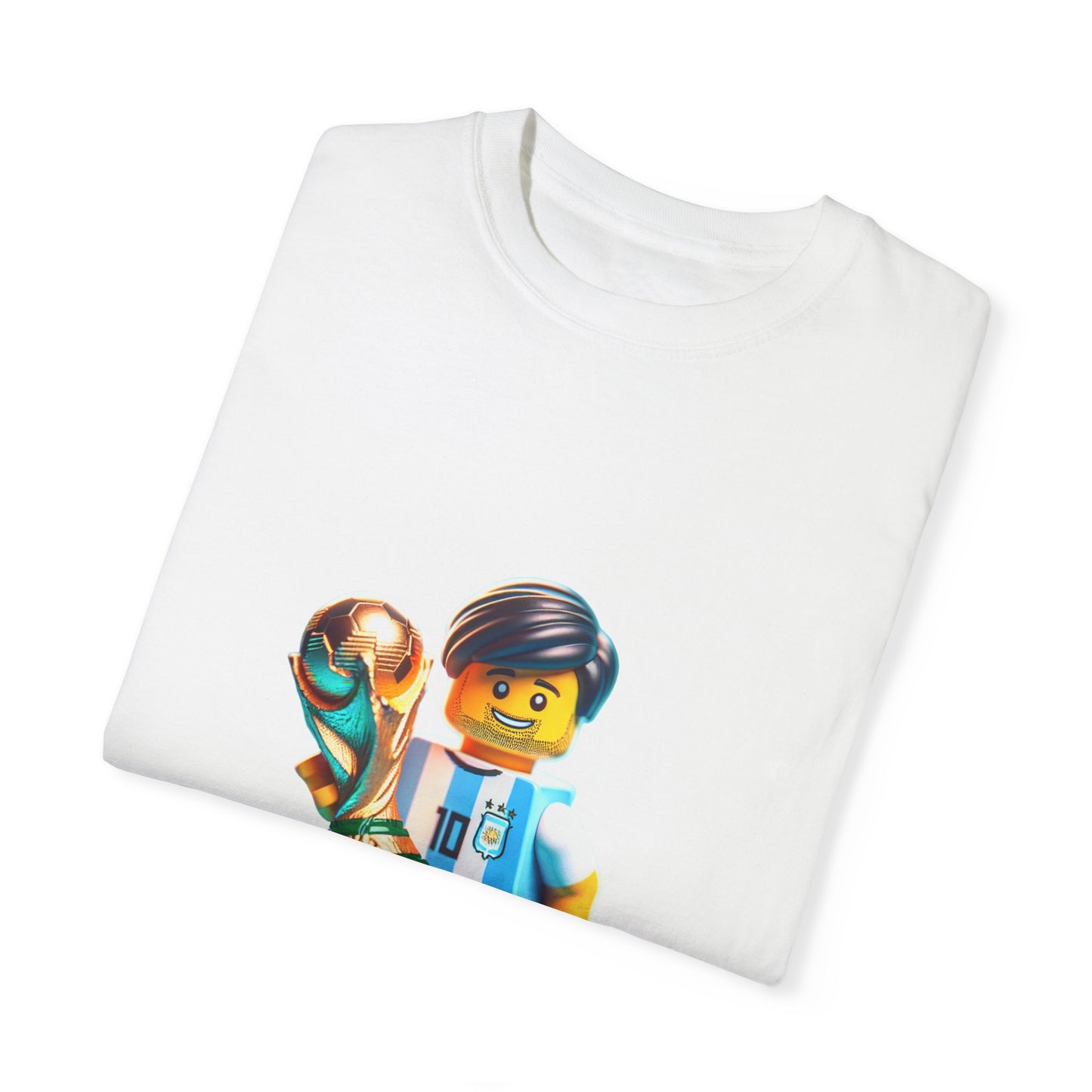 Print T-Shirt – Leo Messi Lego Style 'Qué Miras, Bobo?'