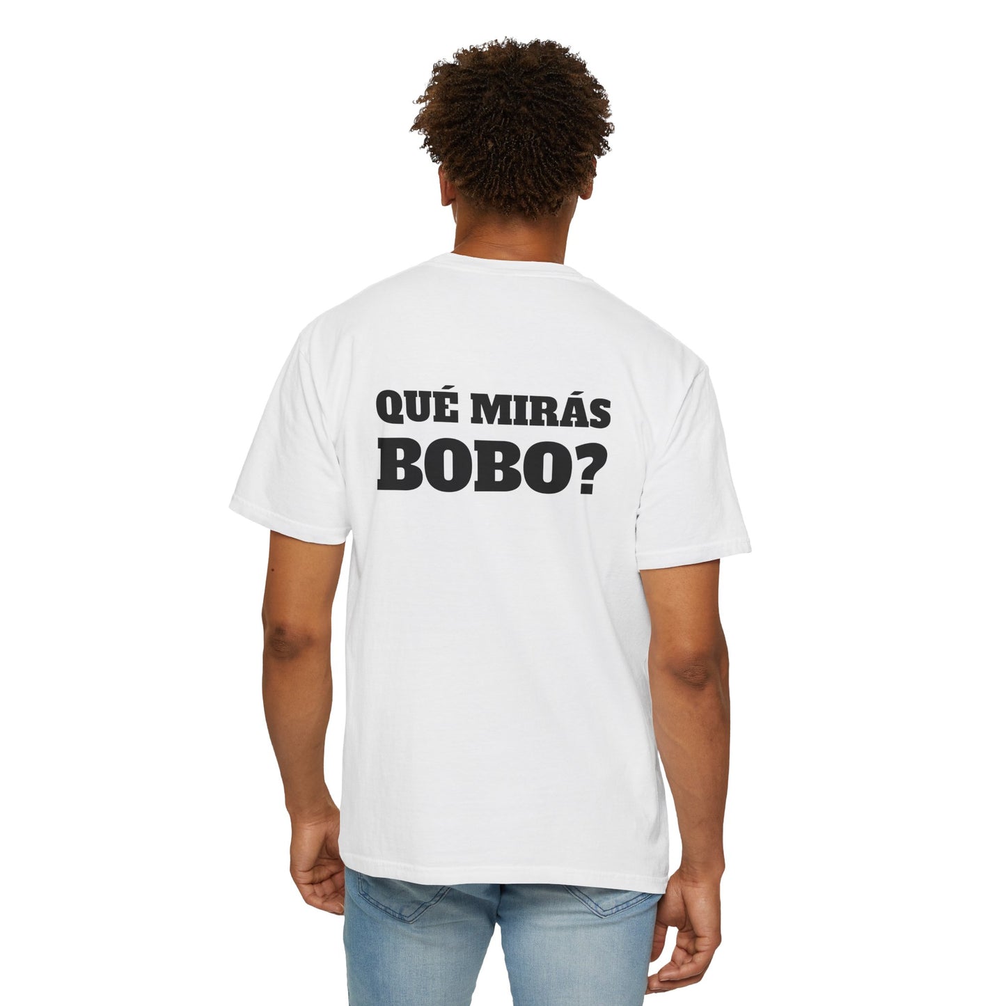 Print T-Shirt – Leo Messi Lego Style 'Qué Miras, Bobo?'